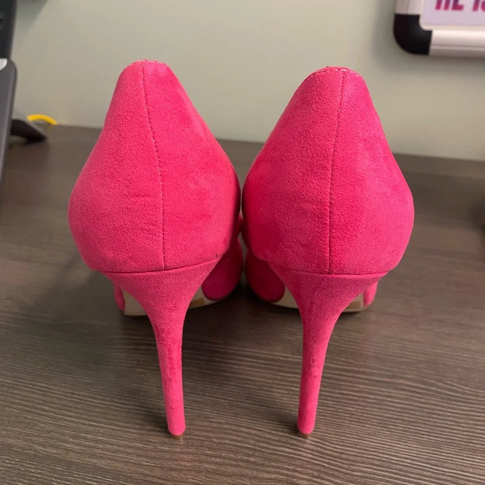 Alba Fuchsia Mary Jane Heels - Picture 3 of 5